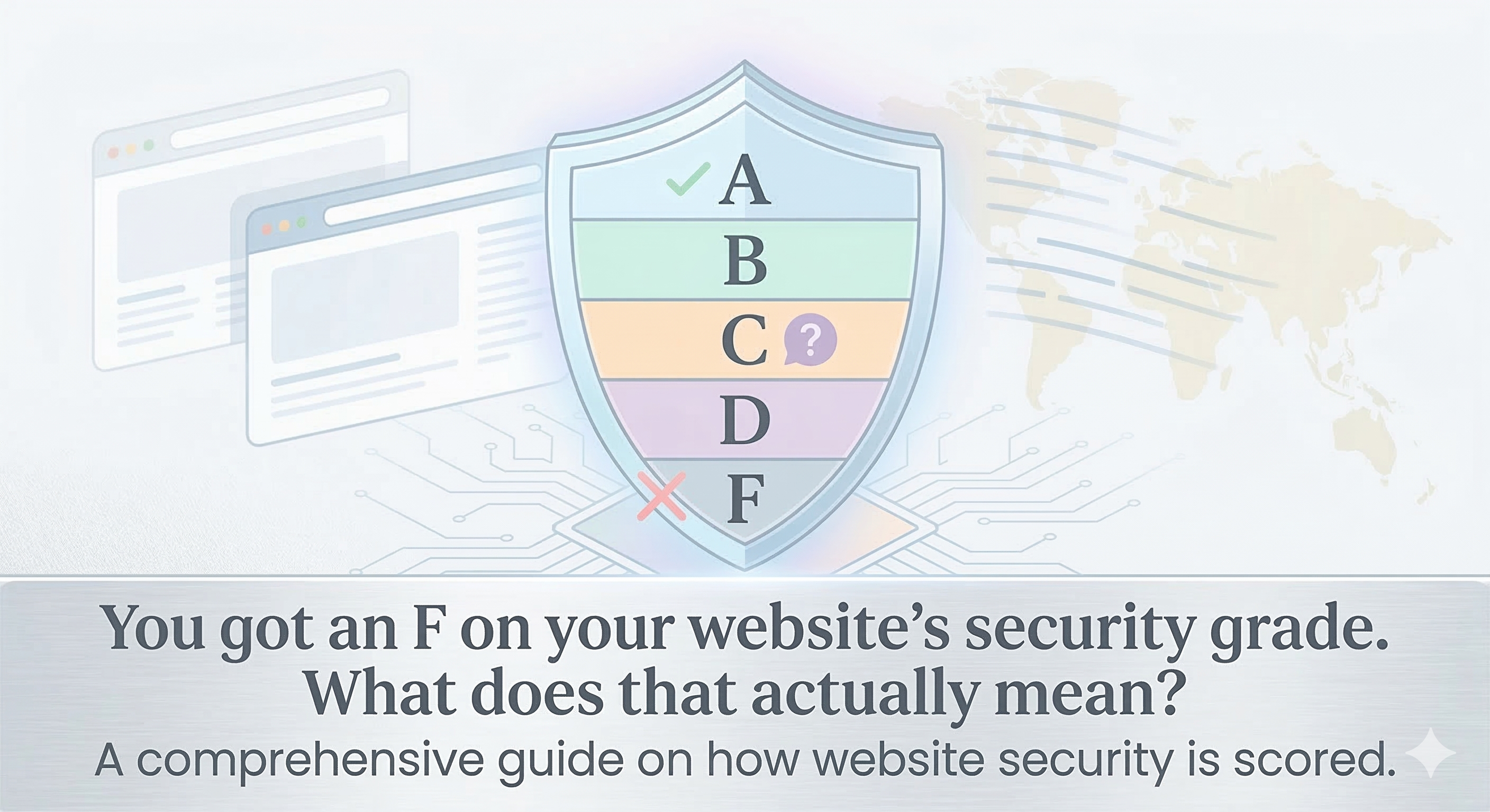 Website Security Grades Explained: What Your A–F Score Means